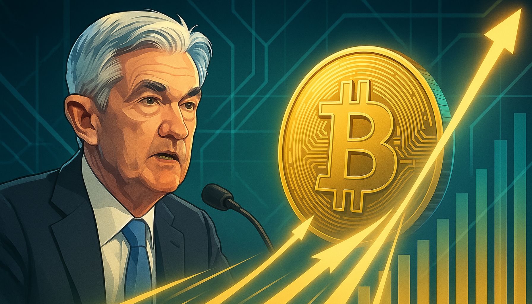 Powell Sparks $300M Surge Into Bitcoin Futures Within Minutes At Jackson Hole