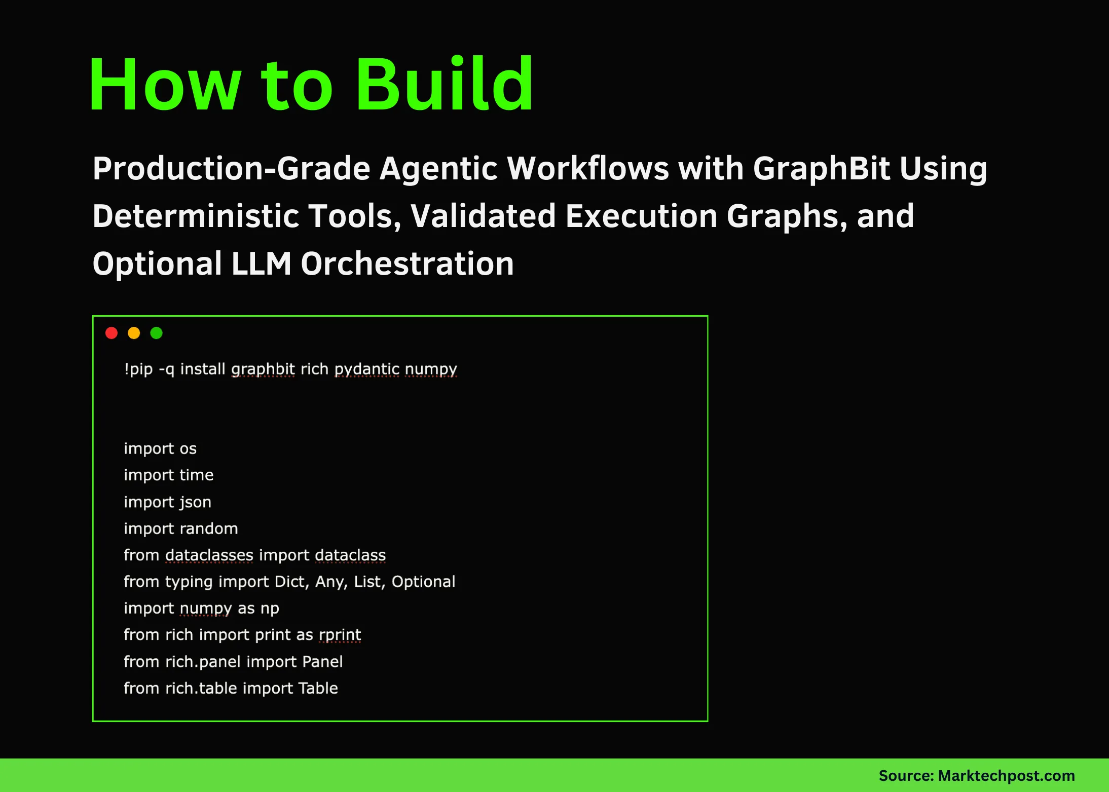 How to Build Production-Grade Agentic Workflows with GraphBit Using Deterministic Tools, Validated Execution Graphs, and Optional LLM Orchestration