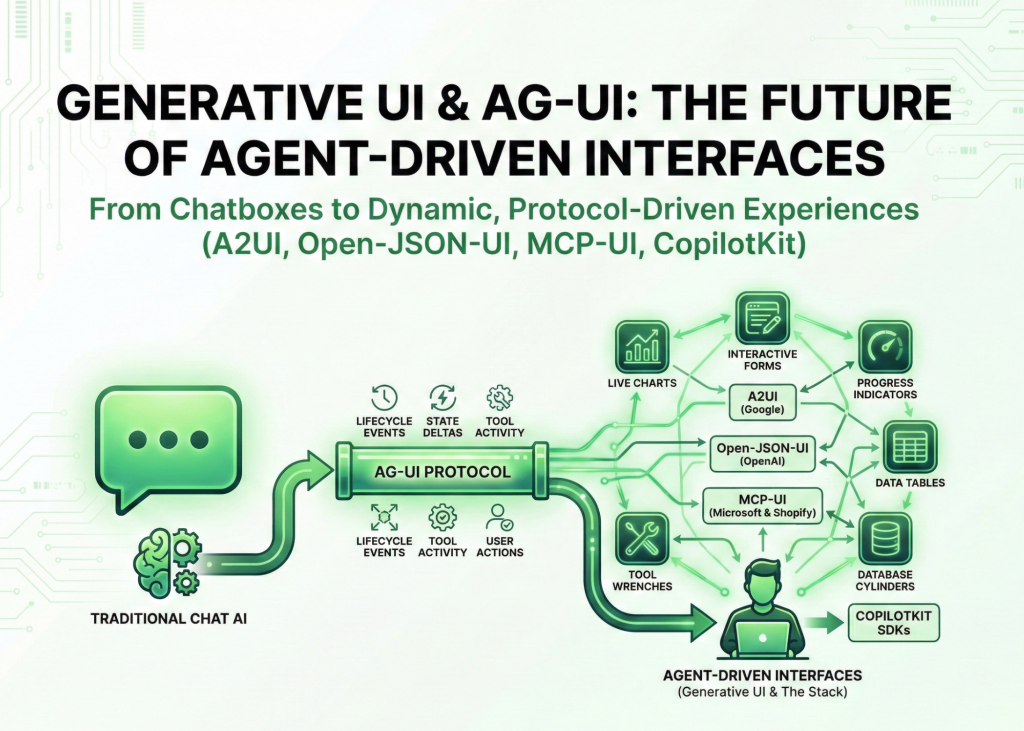 Beyond the Chatbox: Generative UI, AG-UI, and the Stack Behind Agent-Driven Interfaces