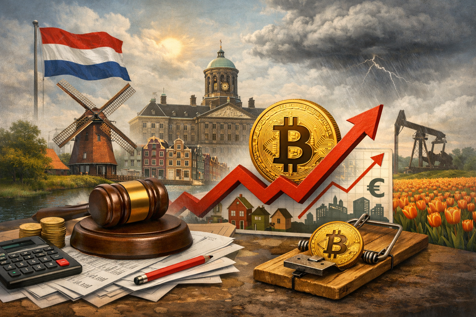 Netherlands to tax unrealised Bitcoin gains under new Box 3 rules