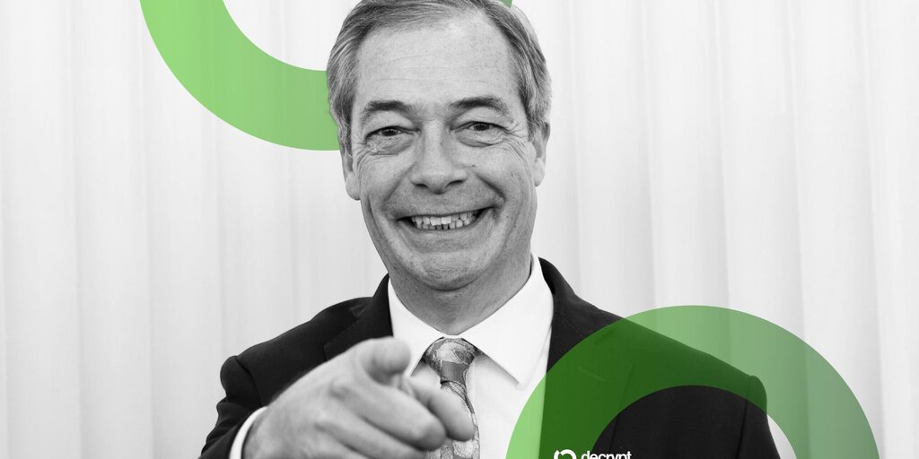 Tether Stakeholder Gave Farage Undisclosed $6.7M Gift Amid Reform UK Crypto Funding Scrutiny